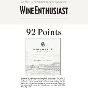 Highway 12 Cabernet Sauvignon 92 Points Best Buy review